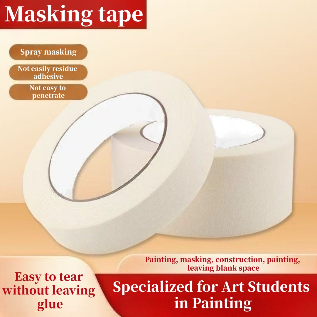 Art Craft Easy With Paper - Ruban adhésif de masquage, couleur beige,