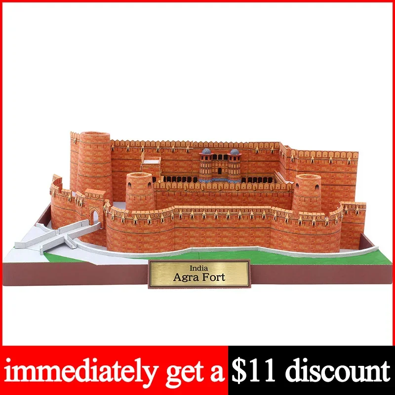 Art Craft India - Inde Agra Fort Réaliste Pliant 3D