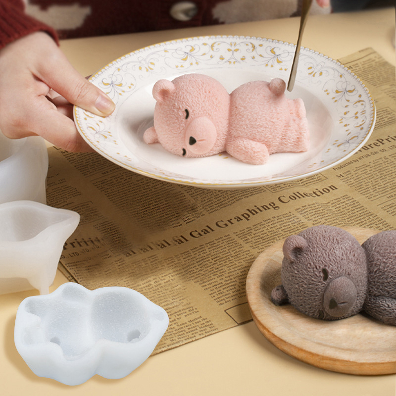Art Craft Ice Cream - Nouveau mignon 3D ours endormi Mousse