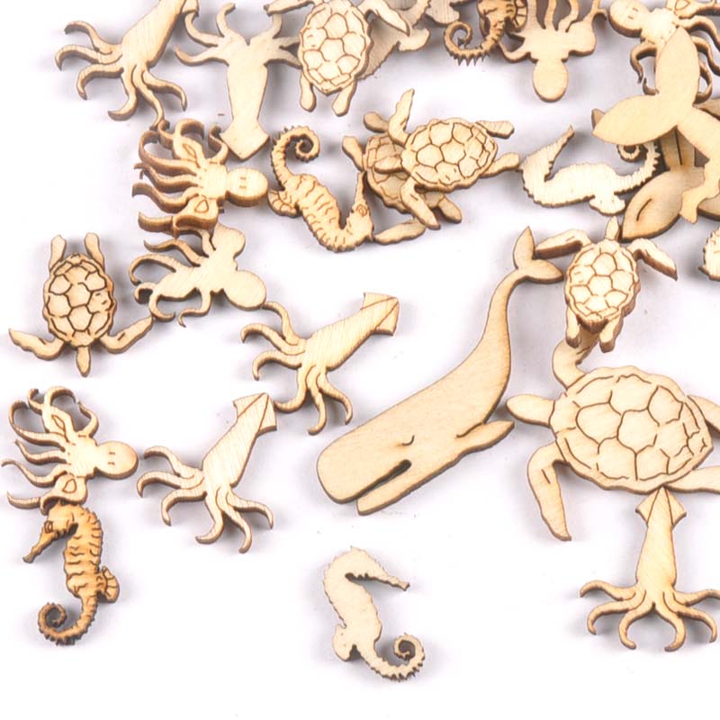 Art Craft Website - 20 pièces 25-40mm tortue de mer/cheval/baleine
