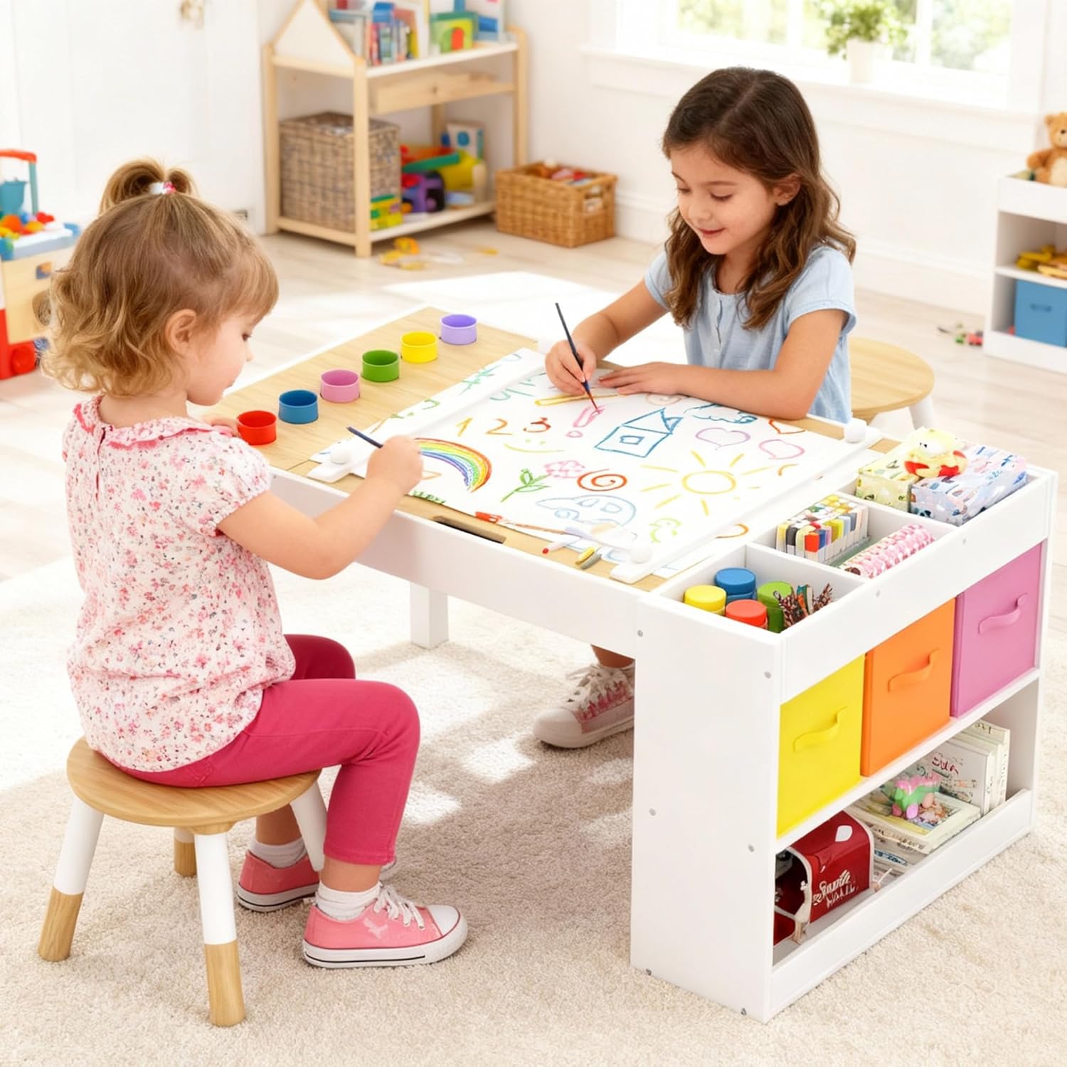 Art X Craft - Table d'activités pour enfants et ensemble