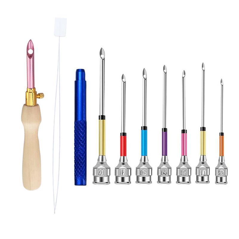 Punch Needle Kit - 1-17 pièces, Kit d'outils d'aiguilles de