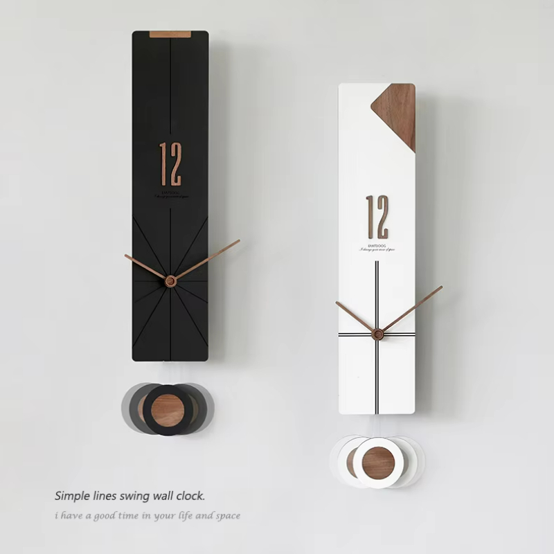 Art Craft India - Pendule noir horloge murale chambre décor