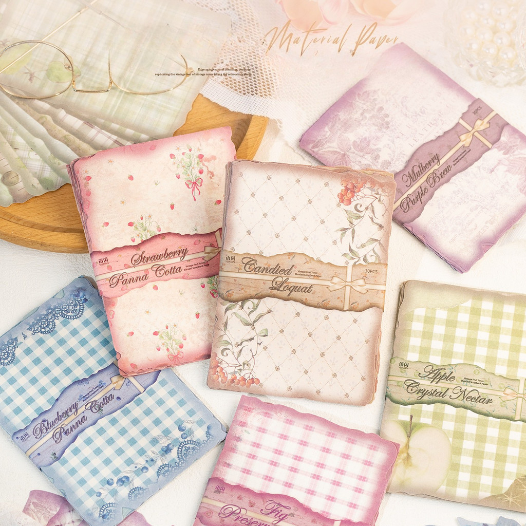 Art Craft Background - Journamm 30 feuilles de papier pour
