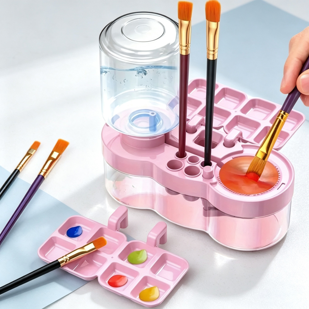 Art Craft Website - Laveur de pinceaux multifonctionnel portable pour