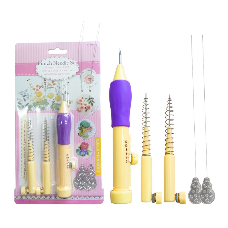 Punch Needle Kit - Ensemble d'outils de couture de stylo