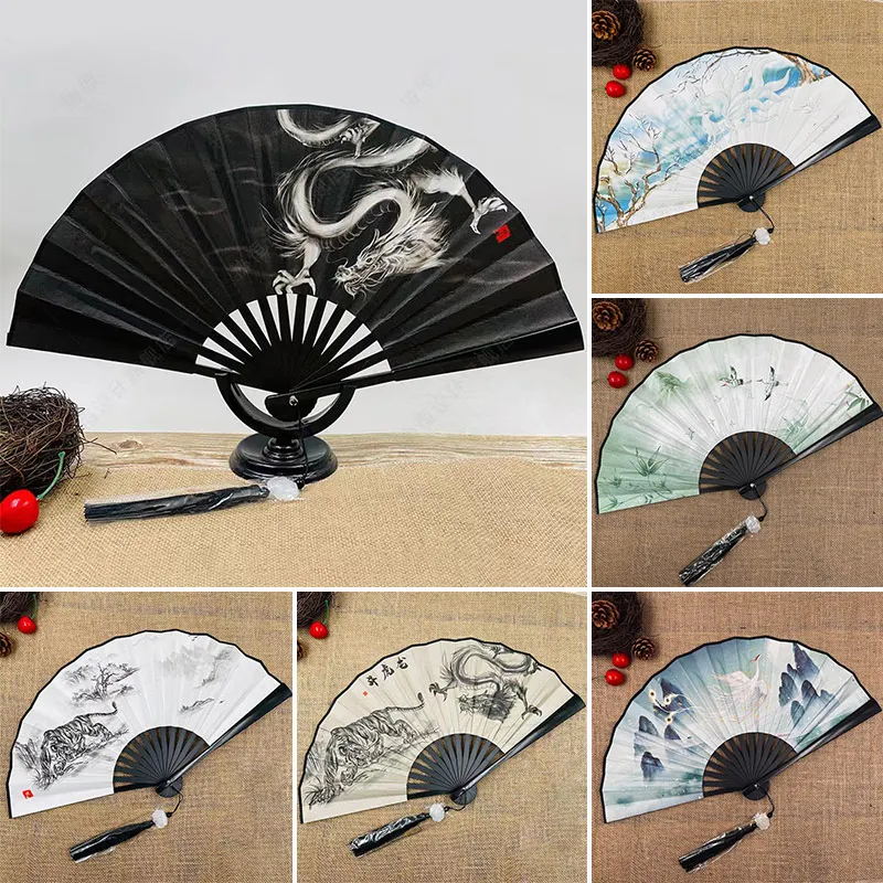 Art Craft Website - InjFolding Fan avec pompon, danse féminine