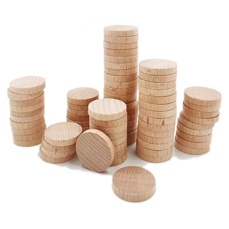 Art Craft Website - Disque de pièces rondes en bois