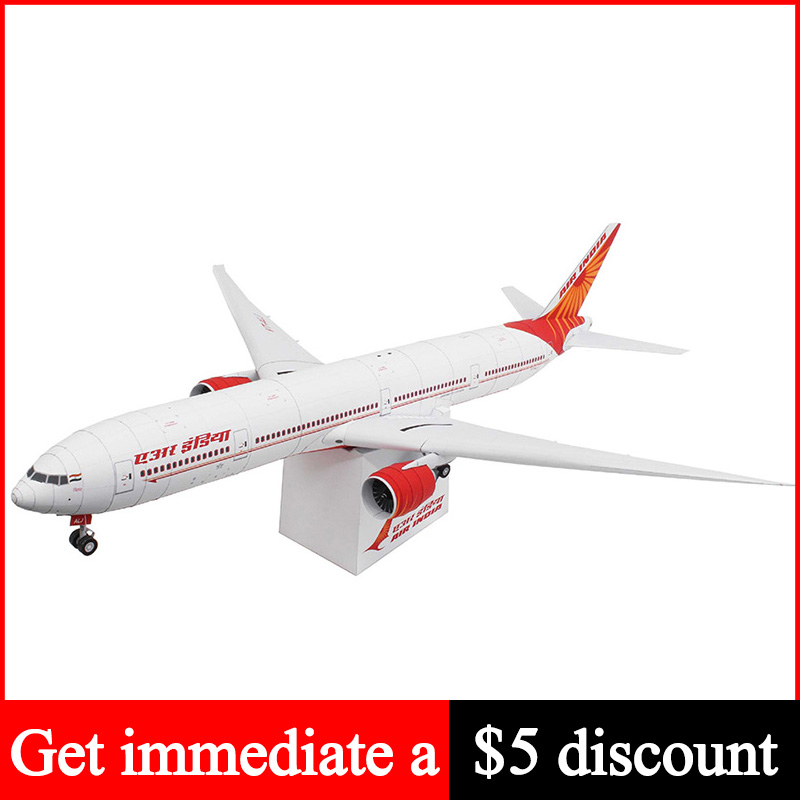 Art Craft India - Avion aérien indien Boeing 777-300ER, modèle