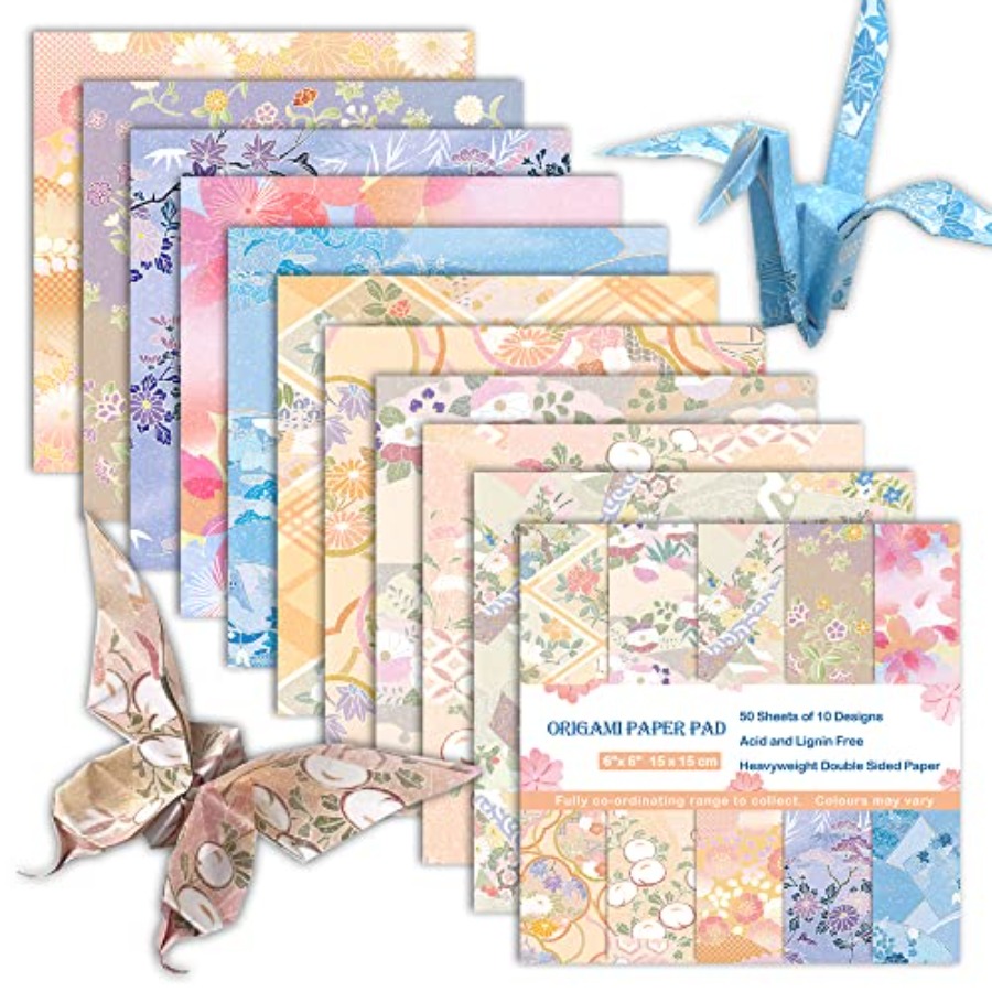 Art Craft Easy With Paper - Papier Origami 6x6 double face, 50