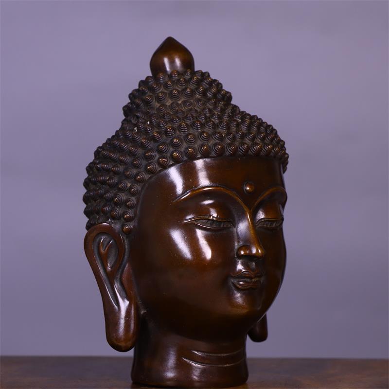 Tête de Bouddha en cuivre mass - Art Craft India avis et prix