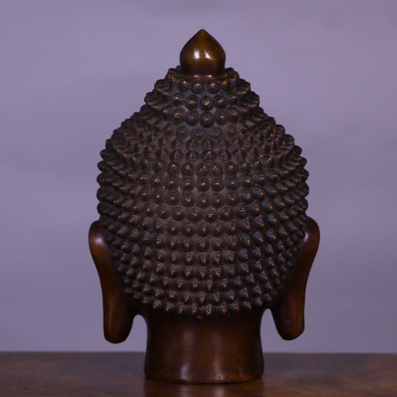 Tête de Bouddha en cuivre mass - Art Craft India avis et prix