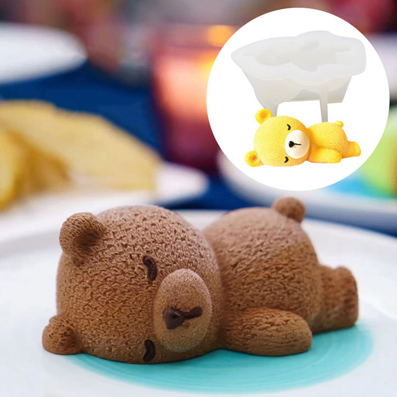 Nouveau mignon 3D ours endormi - Art Craft Ice Cream avis et prix