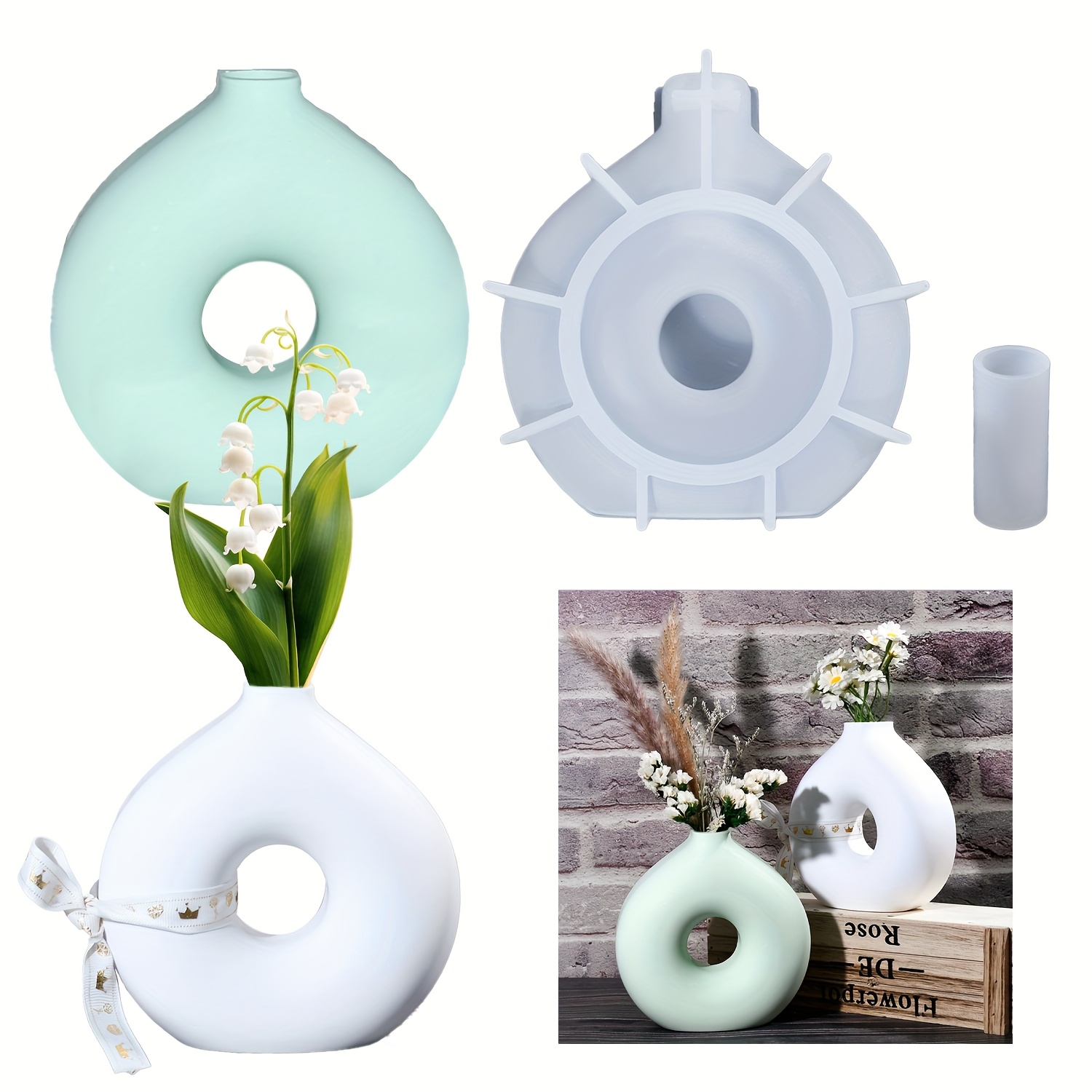 1 bricolage Vase rond Silicone - Art Craft Vase avis et prix