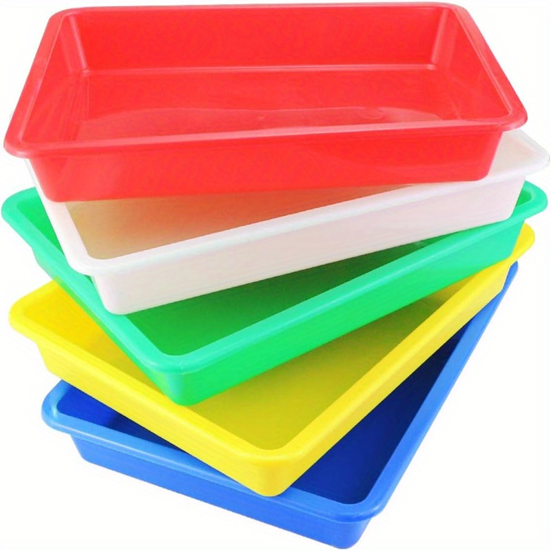 Lot de 5 plateaux en plastique - Art Craft Organizer avis et prix
