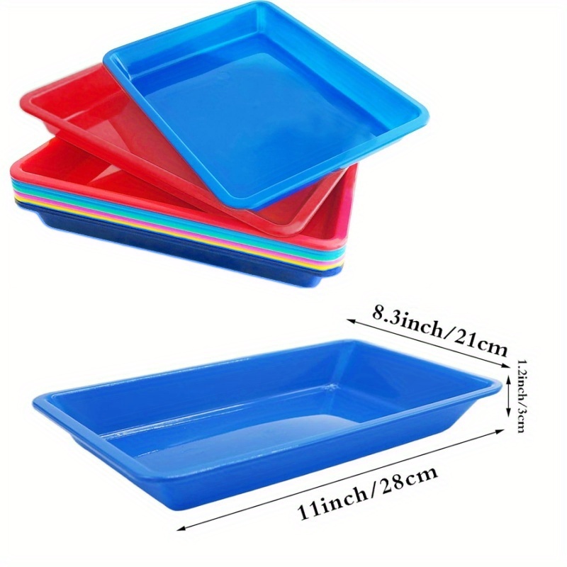 Lot de 5 plateaux en plastique - Art Craft Organizer avis et prix