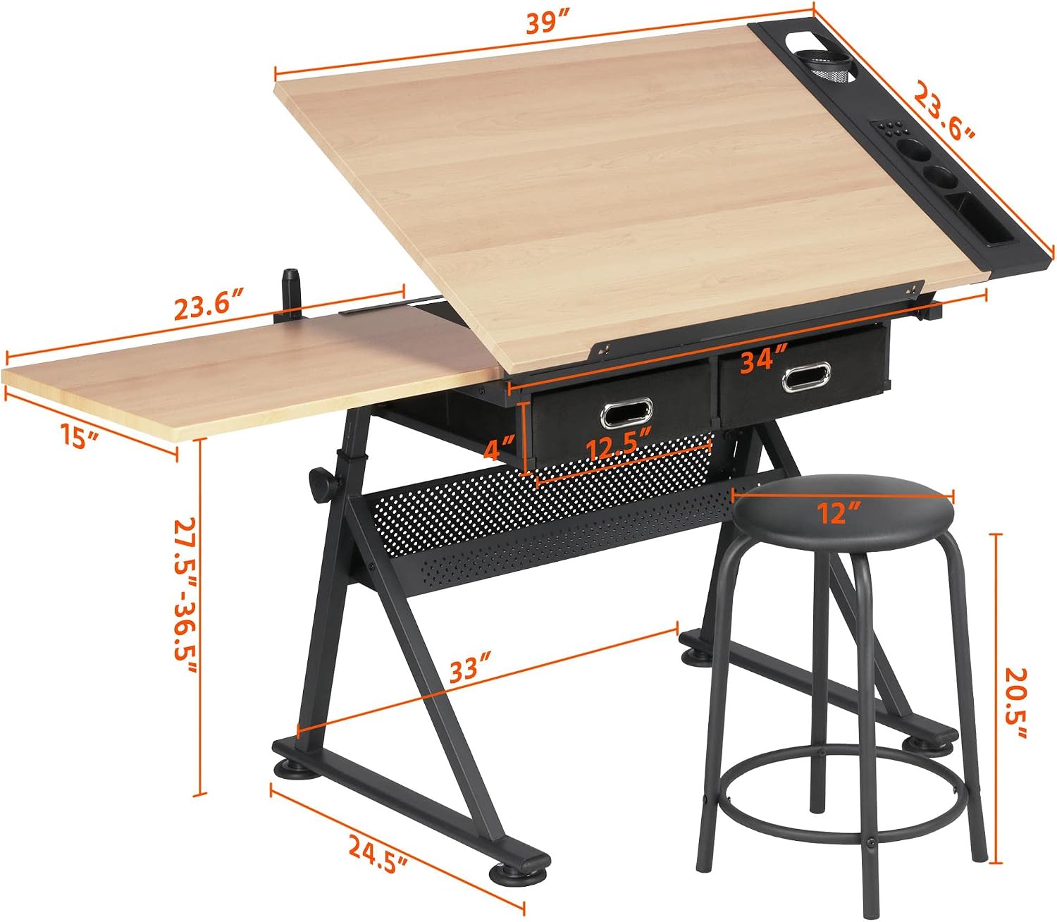 Table de dessin réglable avec  - Art Crafts avis et prix
