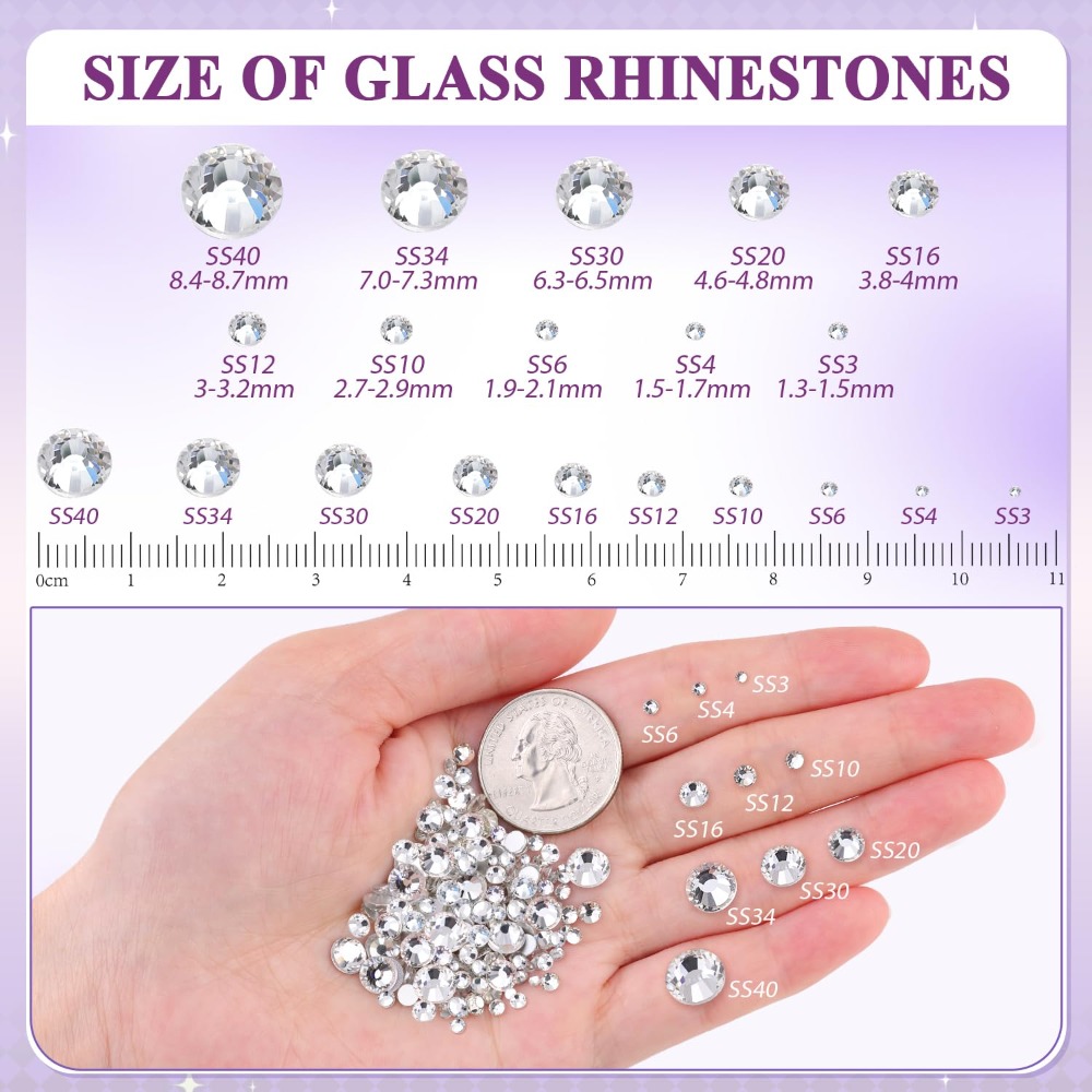 2000 pièces de strass transpar - Art Craft Accessories avis et prix