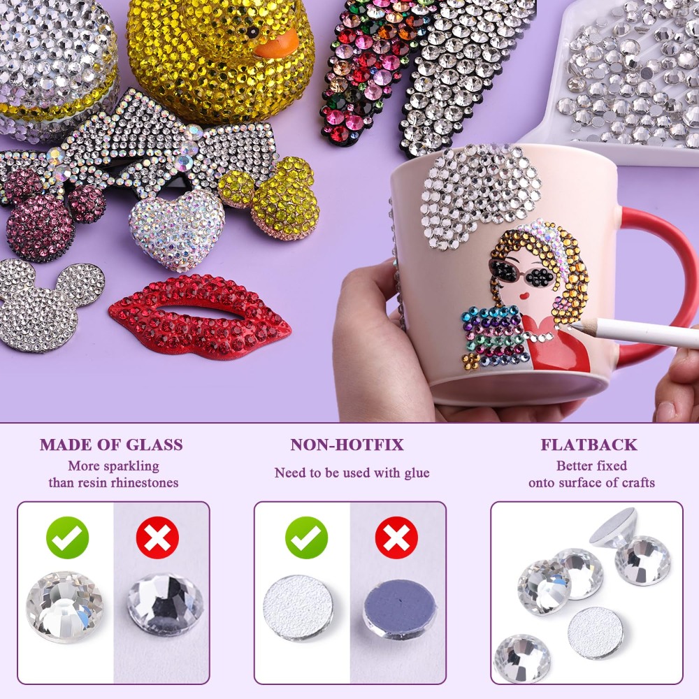 2000 pièces de strass transpar - Art Craft Accessories avis et prix