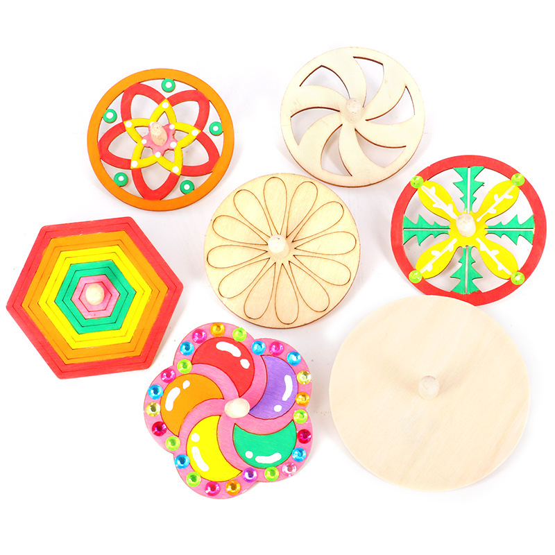 Kit artisanal de toupie en boi - Art Craft Ideas For Kids avis et prix