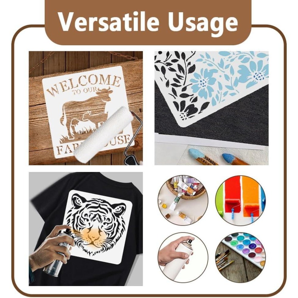 Pochoir mural motif grue 11,8  - Art X Craft avis et prix