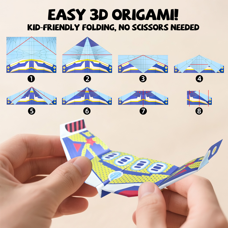Kit d'origami pour avions en p - Art Craft Education avis et prix