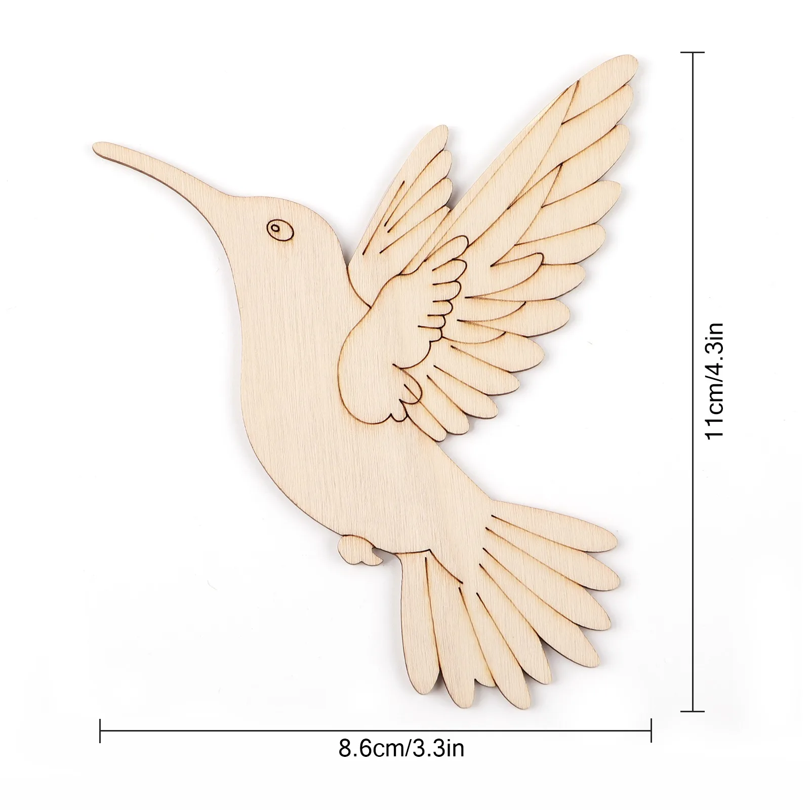 10 pièces de découpes en bois  - Art Crafts avis et prix