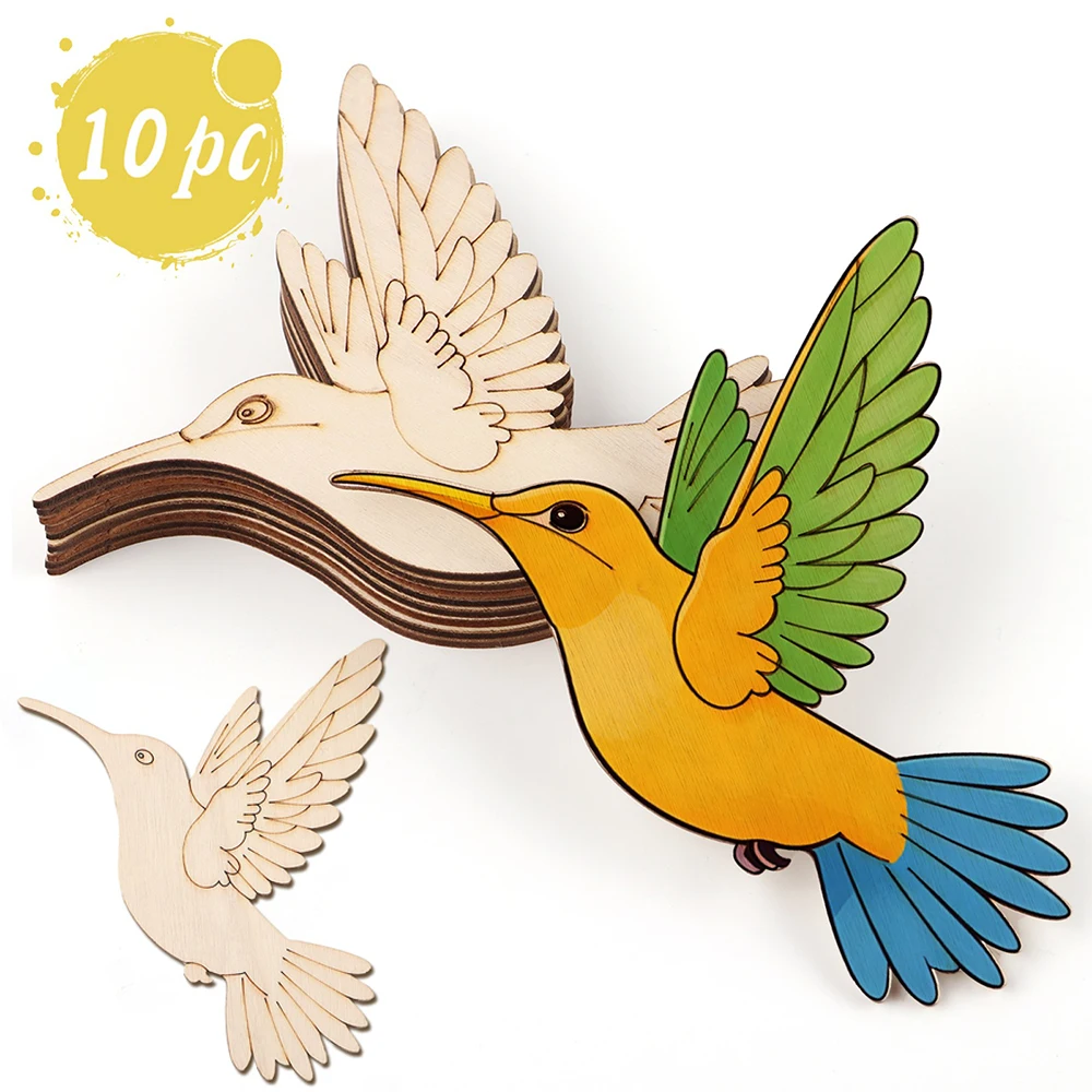 10 pièces de découpes en bois  - Art Crafts avis et prix
