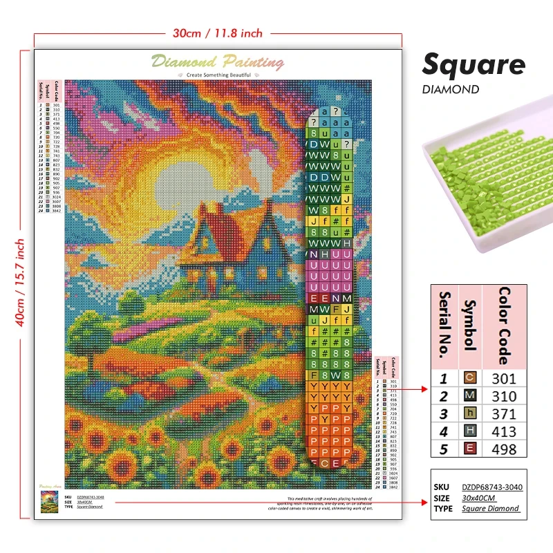 Peinture diamant 5D à réaliser - Art Craft Hobbies avis et prix