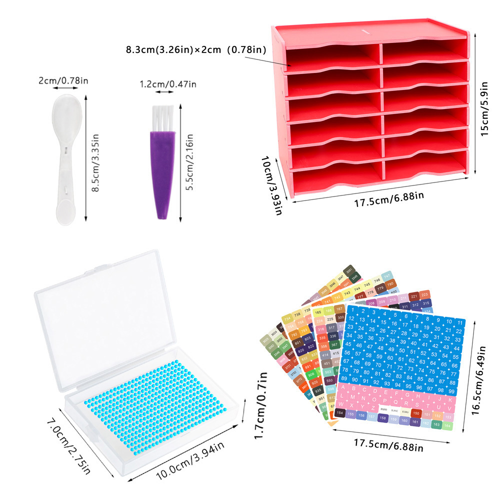 12 plateaux de rangement pour  - Art Craft Organizer avis et prix