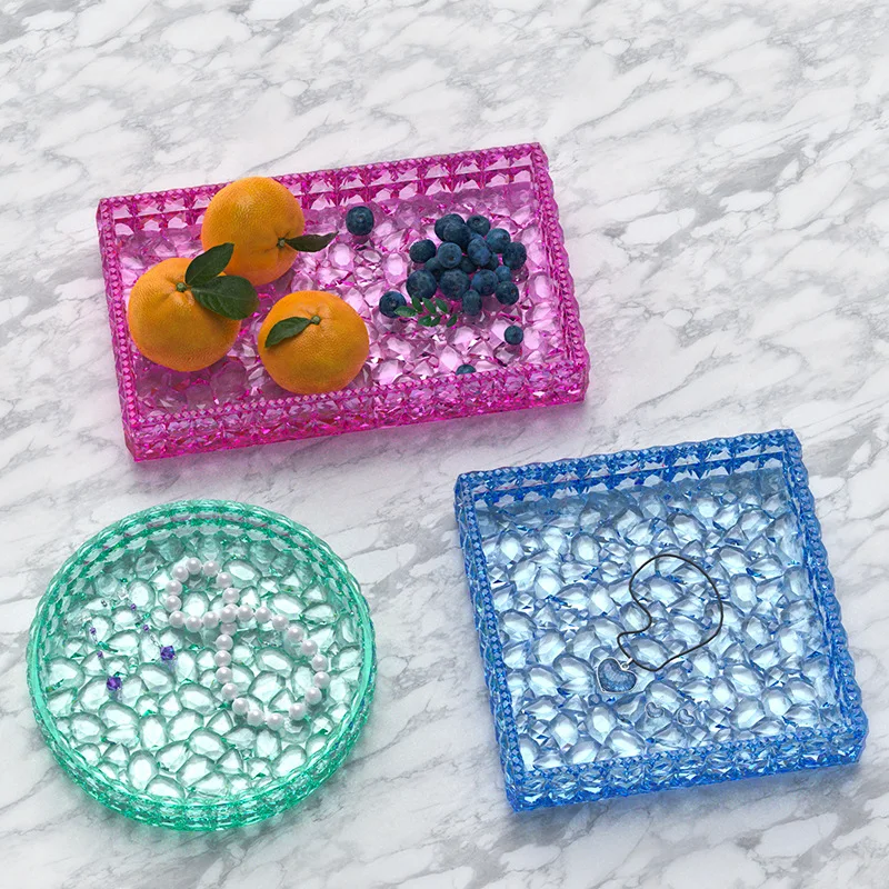 Plateau en cristal de diamant, - Art Craft Organizer avis et prix