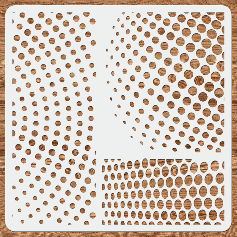 Pochoir à points demi-tone 1 p - Art Craft Background avis et prix