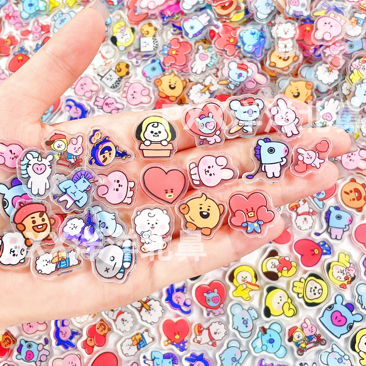 100 pièces BT21 BTS en acryliq - Art Craft Accessories avis et prix