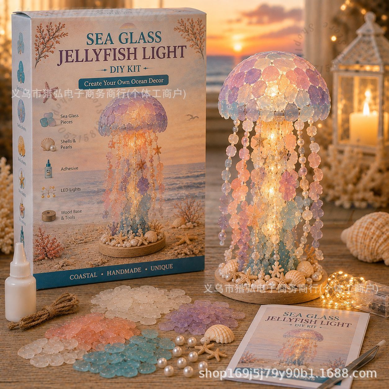 Kit de Lampe Méduse en Verre M - Art Crafts avis et prix